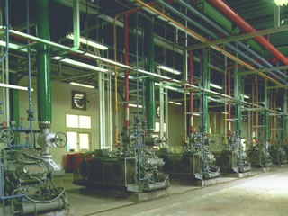 Machine room of refrigeration plants in Indonasia