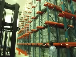 Inside of refrigeration plants in Indonasia